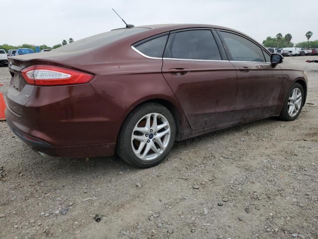 3FA6P0H77GR122507 - 2016 FORD FUSION SE BROWN photo 3