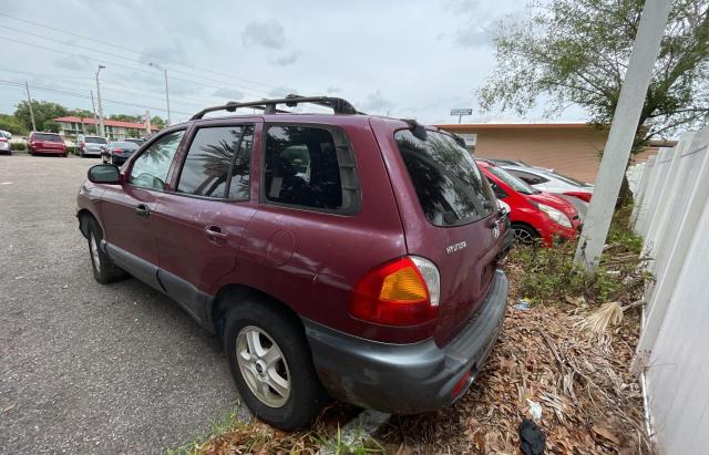 KM8SC13D93U500199 - 2003 HYUNDAI SANTA FE GLS MAROON photo 3