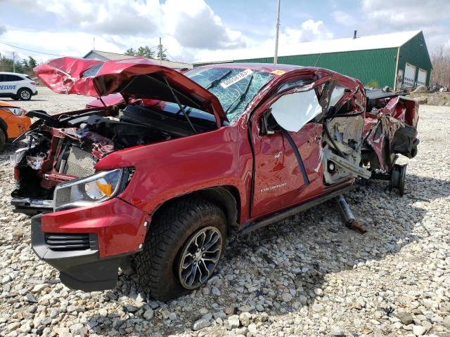 1GCGTEEN8M1296392 - 2021 CHEVROLET COLORADO ZR2 RED photo 1