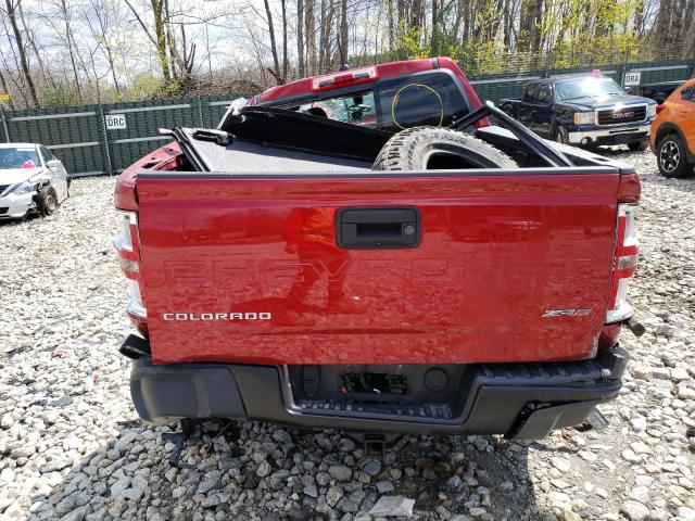 1GCGTEEN8M1296392 - 2021 CHEVROLET COLORADO ZR2 RED photo 6
