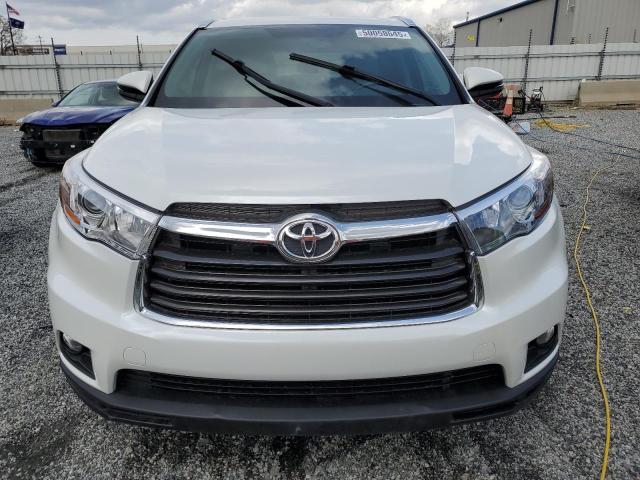 5TDKKRFH8FS102463 - 2015 TOYOTA HIGHLANDER XLE 白色 照片 5