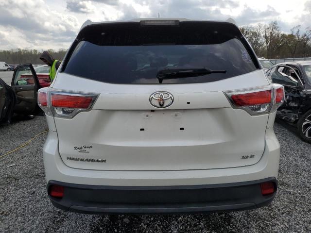 5TDKKRFH8FS102463 - 2015 TOYOTA HIGHLANDER XLE 白色 照片 6