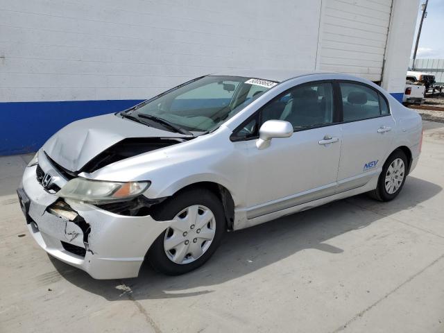 19XFA4F55AE000084 - 2010 HONDA CIVIC GX SILVER photo 1