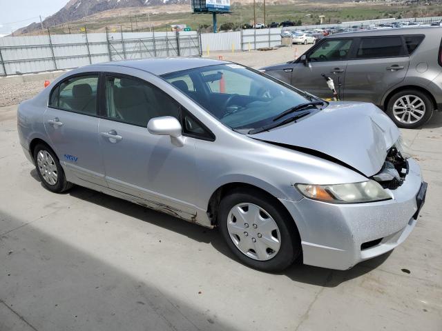 19XFA4F55AE000084 - 2010 HONDA CIVIC GX SILVER photo 4