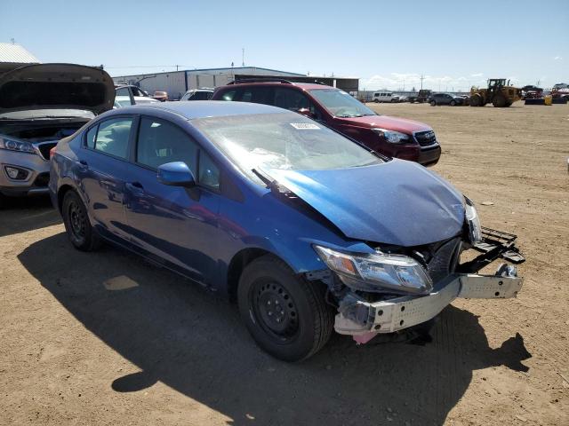 19XFB2F59DE270666 - 2013 HONDA CIVIC LX BLUE photo 4