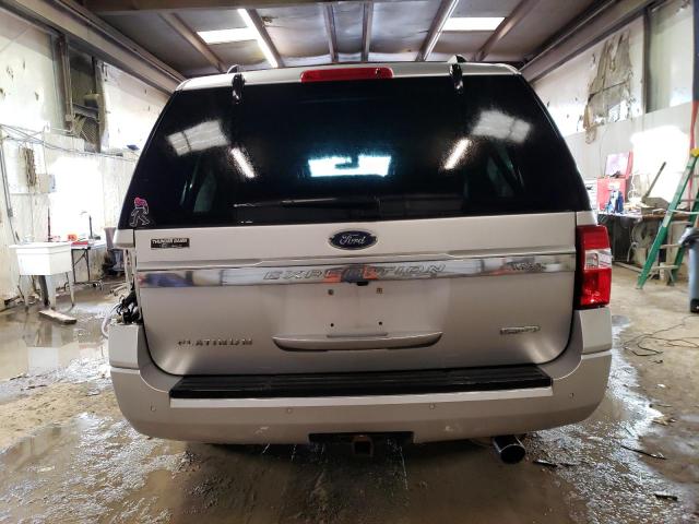 1FMJK1MT7HEA43348 - 2017 FORD EXPEDITION EL PLATINUM SILVER photo 6