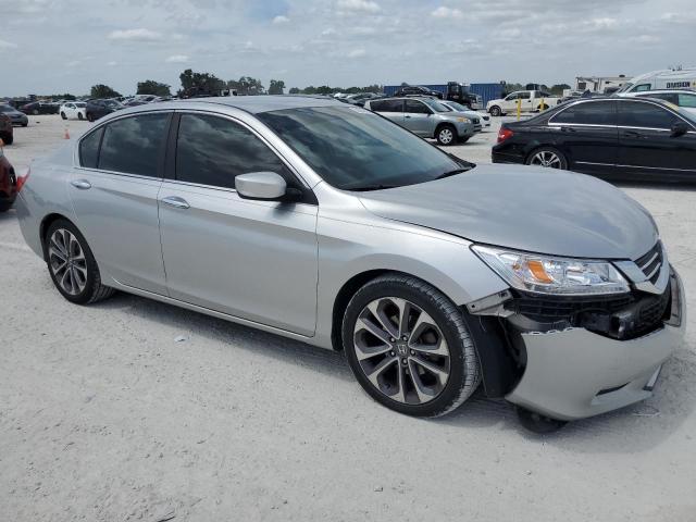 1HGCR2F54EA169667 - 2014 HONDA ACCORD SPORT SILVER photo 4