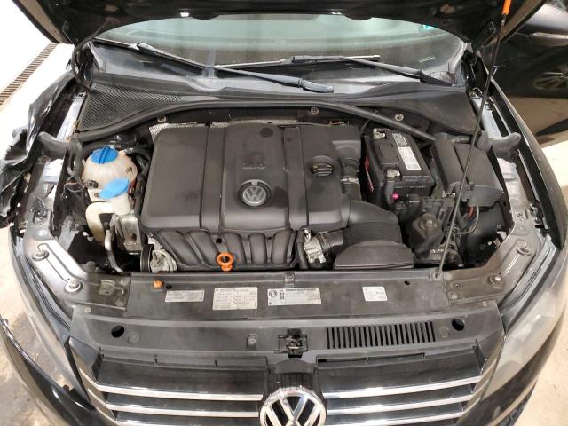 1VWBP7A32CC052204 - 2012 VOLKSWAGEN PASSAT SE BLACK photo 11