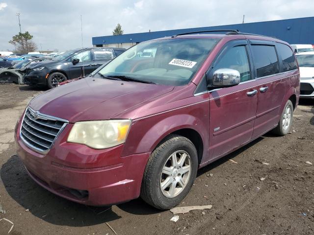 2A8HR54P38R787582 - 2008 CHRYSLER TOWN & COU TOURING ბურგუნდია ფოტო 1
