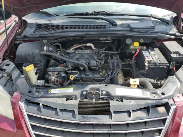2A8HR54P38R787582 - 2008 CHRYSLER TOWN & COU TOURING ბურგუნდია ფოტო 11