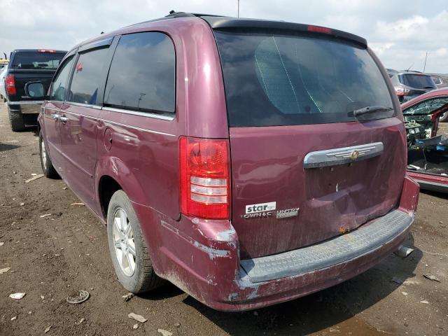 2A8HR54P38R787582 - 2008 CHRYSLER TOWN & COU TOURING ბურგუნდია ფოტო 2
