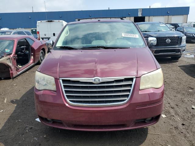 2A8HR54P38R787582 - 2008 CHRYSLER TOWN & COU TOURING ბურგუნდია ფოტო 5