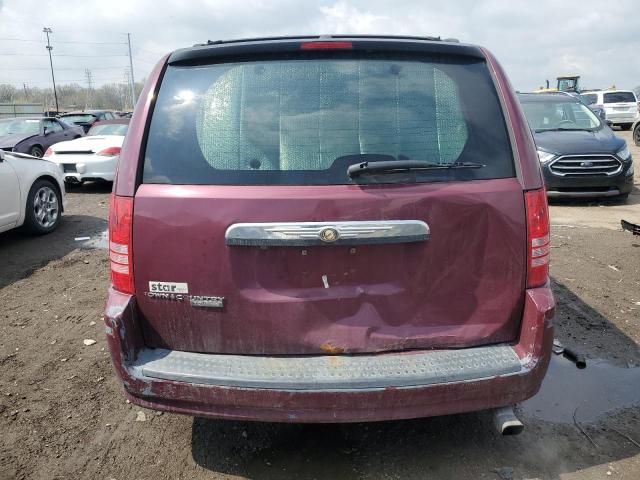 2A8HR54P38R787582 - 2008 CHRYSLER TOWN & COU TOURING ბურგუნდია ფოტო 6