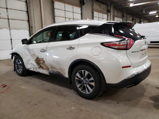 5N1AZ2MH0FN221661 - 2015 NISSAN MURANO S WHITE photo 2