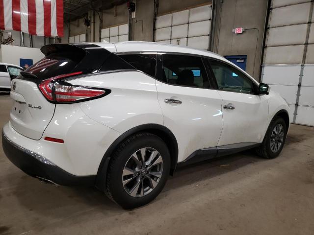 5N1AZ2MH0FN221661 - 2015 NISSAN MURANO S WHITE photo 3