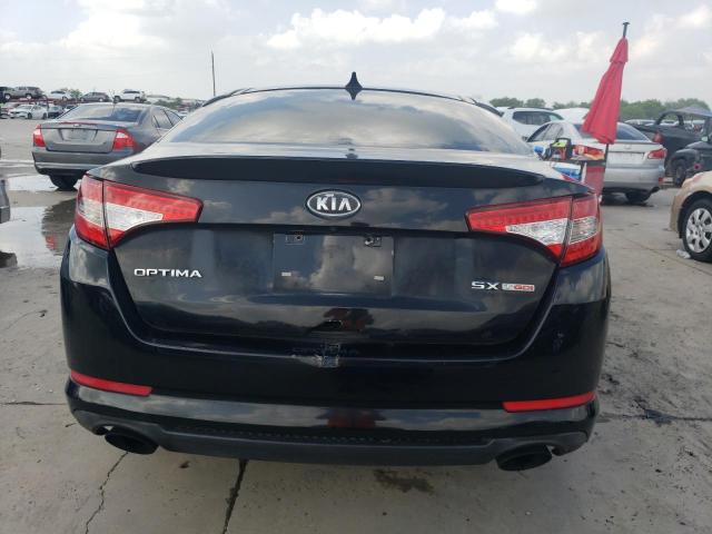 5XXGR4A67CG030338 - 2012 KIA OPTIMA SX BLACK photo 6