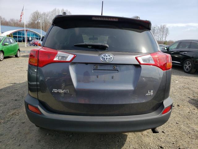 JTMBFREV2FD174038 - 2015 TOYOTA RAV4 LE GRAY photo 6