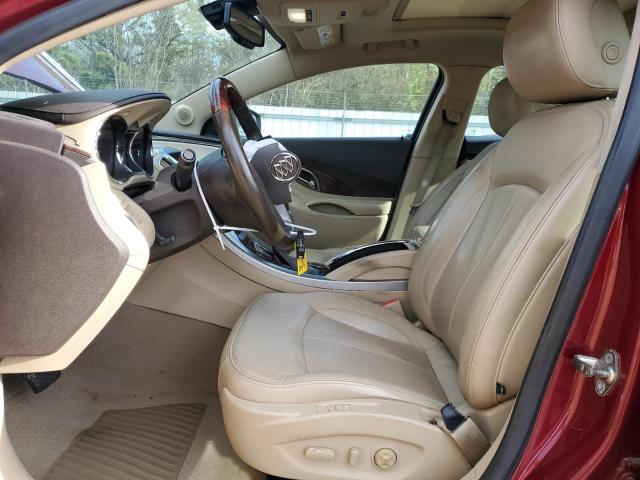1G4GE5EVXAF223111 - 2010 BUICK LACROSSE CXS BURGUNDY photo 7