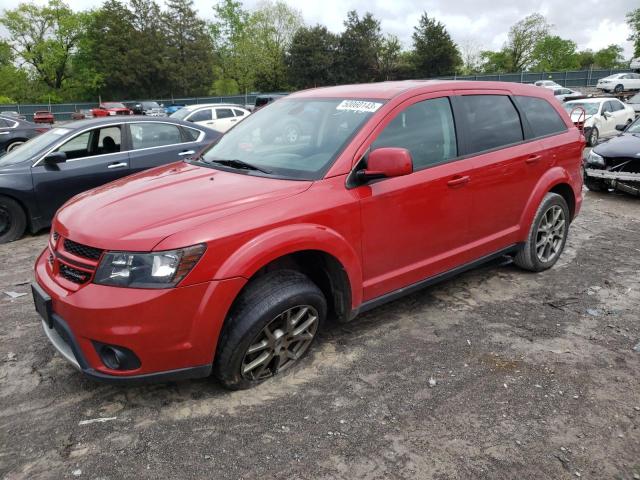 3C4PDDEG4KT785192 - 2019 DODGE JOURNEY GT RED photo 1