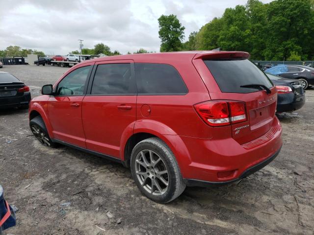 3C4PDDEG4KT785192 - 2019 DODGE JOURNEY GT RED photo 2