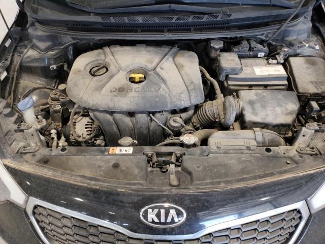 KNAFK4A67F5436545 - 2015 KIA FORTE LX BLACK photo 11