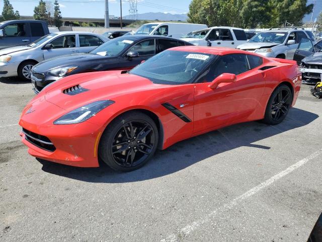 1G1YB2D73K5111639 - 2019 CHEVROLET CORVETTE STINGRAY 1LT RED photo 1