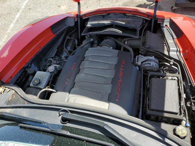 1G1YB2D73K5111639 - 2019 CHEVROLET CORVETTE STINGRAY 1LT RED photo 11