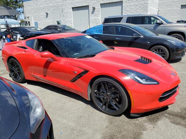 1G1YB2D73K5111639 - 2019 CHEVROLET CORVETTE STINGRAY 1LT RED photo 4