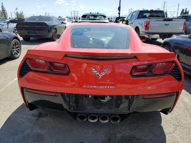 1G1YB2D73K5111639 - 2019 CHEVROLET CORVETTE STINGRAY 1LT RED photo 6