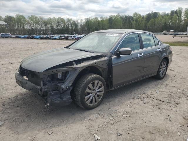 1HGCP3F86BA030741 - 2011 HONDA ACCORD EXL GRAY photo 1