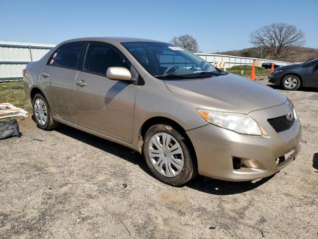 1NXBU40E39Z005422 - 2009 TOYOTA COROLLA BASE TAN photo 4