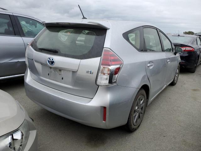 JTDZN3EU5FJ026229 - 2015 TOYOTA PRIUS V SILVER photo 3