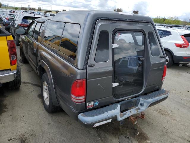 1B7HL38N62S652236 - 2002 DODGE DAKOTA QUAD SPORT BROWN photo 2