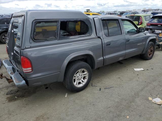 1B7HL38N62S652236 - 2002 DODGE DAKOTA QUAD SPORT BROWN photo 3