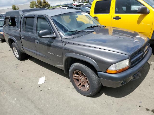 1B7HL38N62S652236 - 2002 DODGE DAKOTA QUAD SPORT BROWN photo 4