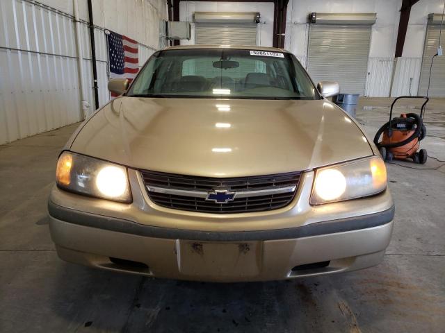 2G1WF52E749357307 - 2004 CHEVROLET IMPALA TAN photo 5