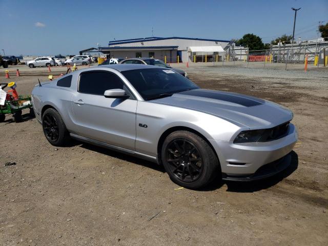 1ZVBP8CF5B5136940 - 2011 FORD MUSTANG GT SILVER photo 4