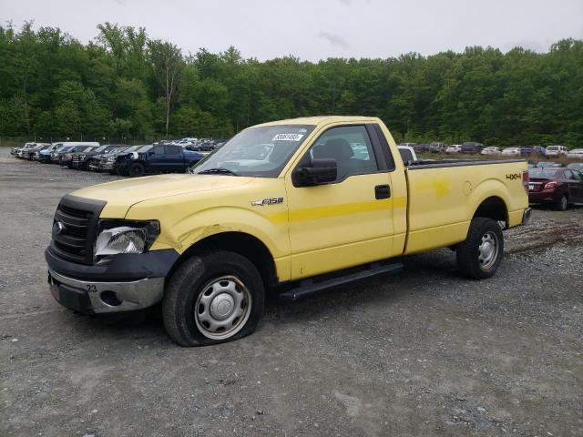 1FTMF1EMXDKG15781 - 2013 FORD F150 YELLOW photo 1