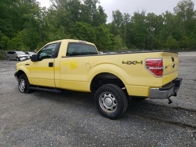 1FTMF1EMXDKG15781 - 2013 FORD F150 YELLOW photo 2