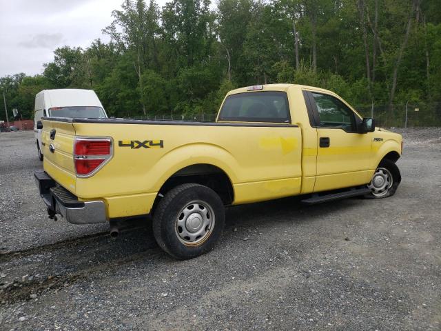 1FTMF1EMXDKG15781 - 2013 FORD F150 YELLOW photo 3