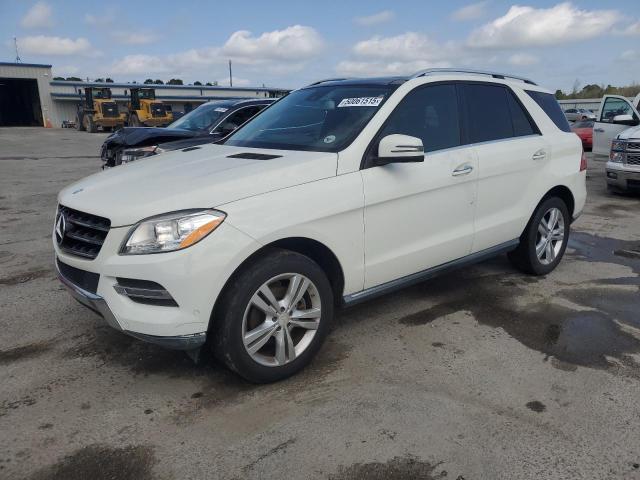 4JGDA5HB1DA176326 - 2013 MERCEDES-BENZ ML 350 4MATIC WHITE photo 1