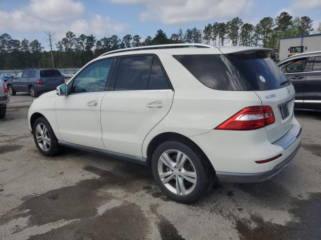 4JGDA5HB1DA176326 - 2013 MERCEDES-BENZ ML 350 4MATIC WHITE photo 2