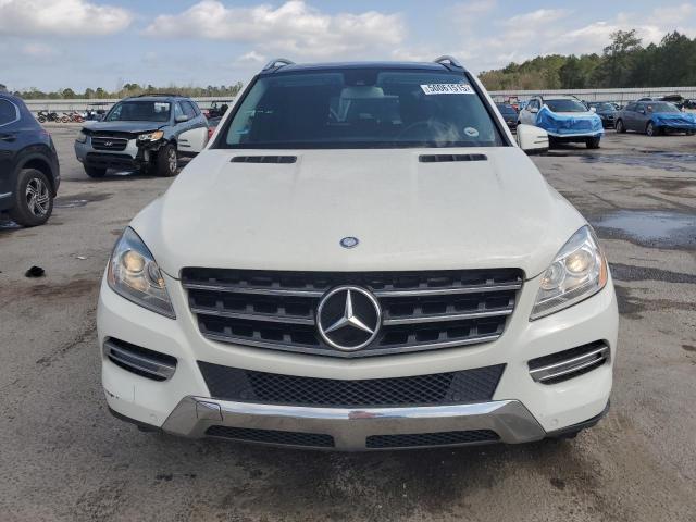 4JGDA5HB1DA176326 - 2013 MERCEDES-BENZ ML 350 4MATIC WHITE photo 5