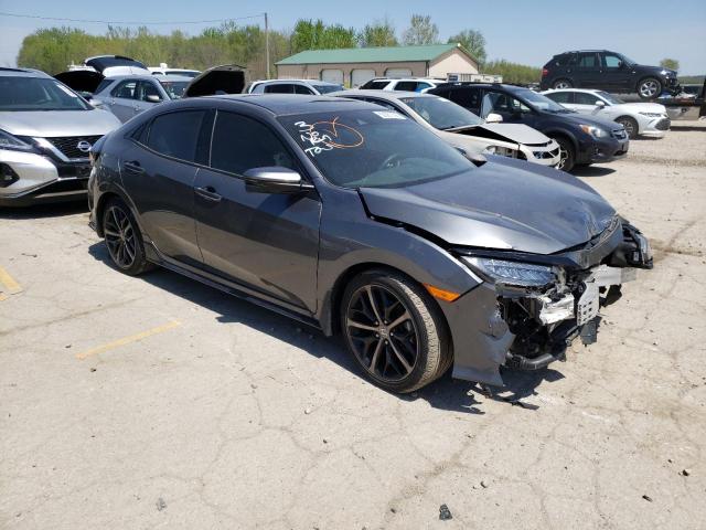 SHHFK7H98MU223067 - 2021 HONDA CIVIC SPORT TOURING GRAY photo 4