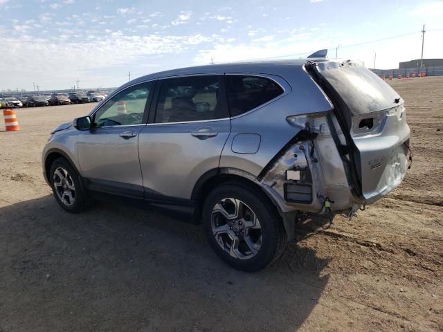 5J6RW2H50KA017504 - 2019 HONDA CR-V EX SILVER photo 2