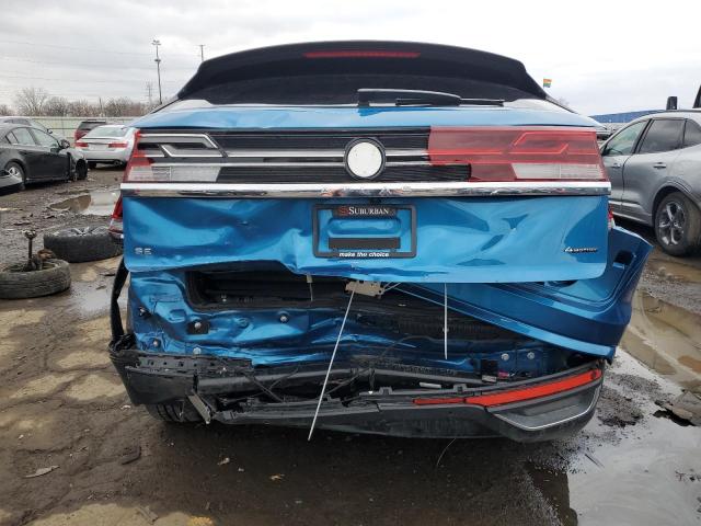 1V2HE2CA7RC214871 - 2024 VOLKSWAGEN ATLAS CROS SE BLUE photo 6