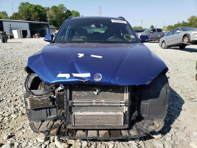 WBAVM5C5XFVV93745 - 2015 BMW X1 XDRIVE35I BLUE photo 5