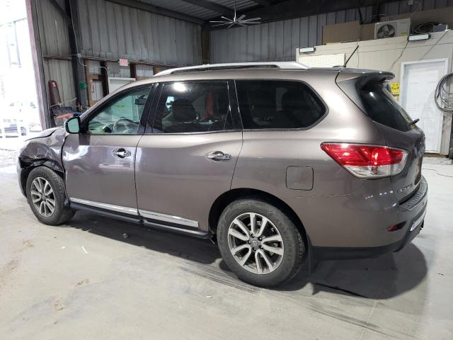 5N1AR2MM7EC639786 - 2014 NISSAN PATHFINDER S GRAY photo 2