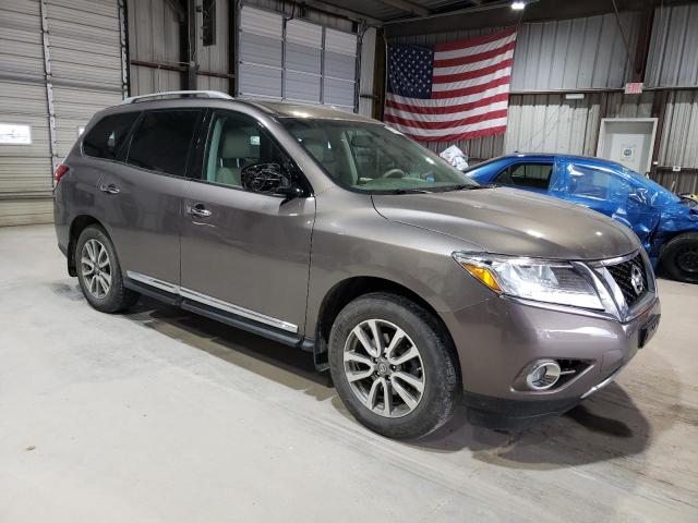 5N1AR2MM7EC639786 - 2014 NISSAN PATHFINDER S GRAY photo 4