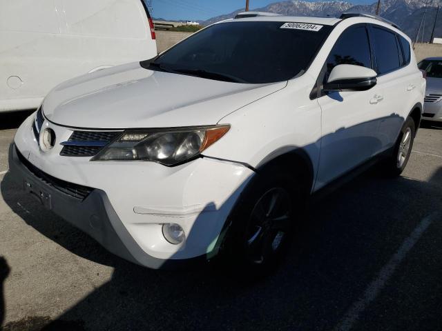 2T3WFREV7FW172158 - 2015 TOYOTA RAV4 XLE WHITE photo 1